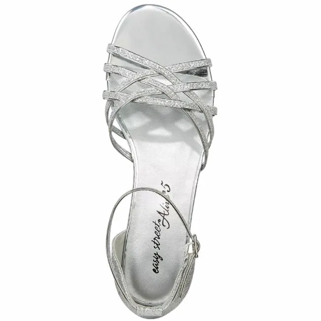 TARRAH Women's Evening Ankle Strap Wedge Heel Sandals