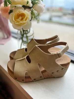 Taupe Cut It Out Wedge