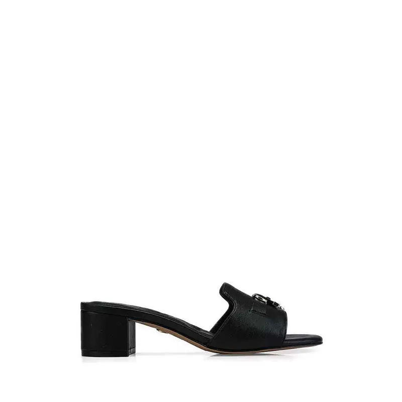 Tessina Heeled Sandals - Black