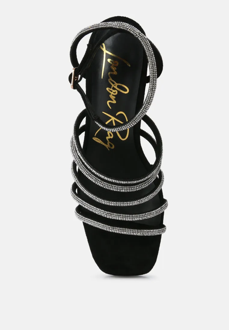 Tricks High Block Heel Sandals By Ruw