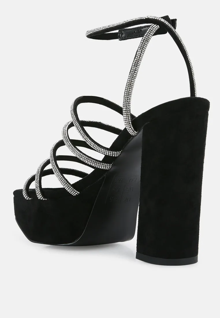 Tricks High Block Heel Sandals By Ruw