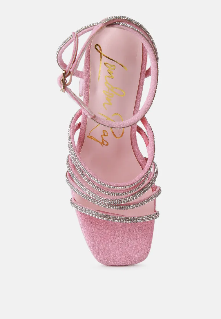 Tricks High Block Heel Sandals By Ruw