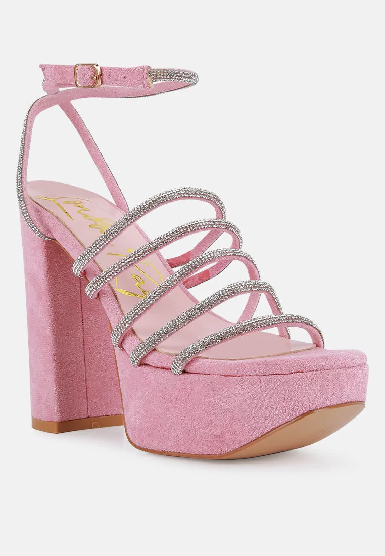 Tricks High Block Heel Sandals By Ruw