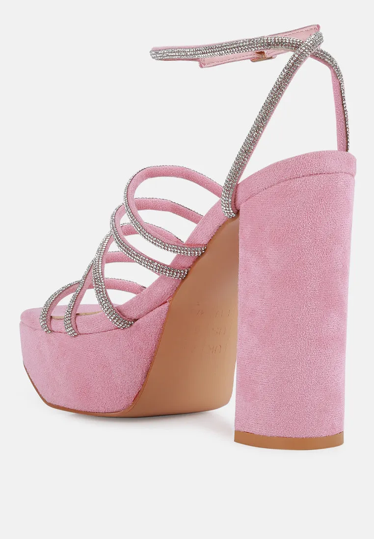 Tricks High Block Heel Sandals By Ruw