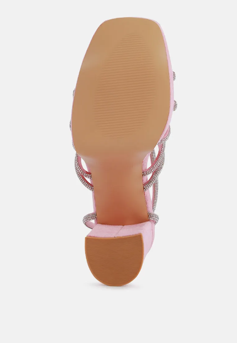 Tricks High Block Heel Sandals By Ruw