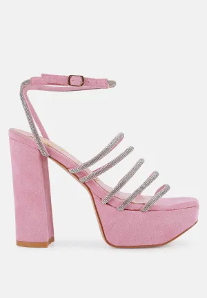 Tricks High Block Heel Sandals By Ruw
