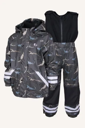 VATTNADAL RAIN SET FLEECE - ANTHRACITE