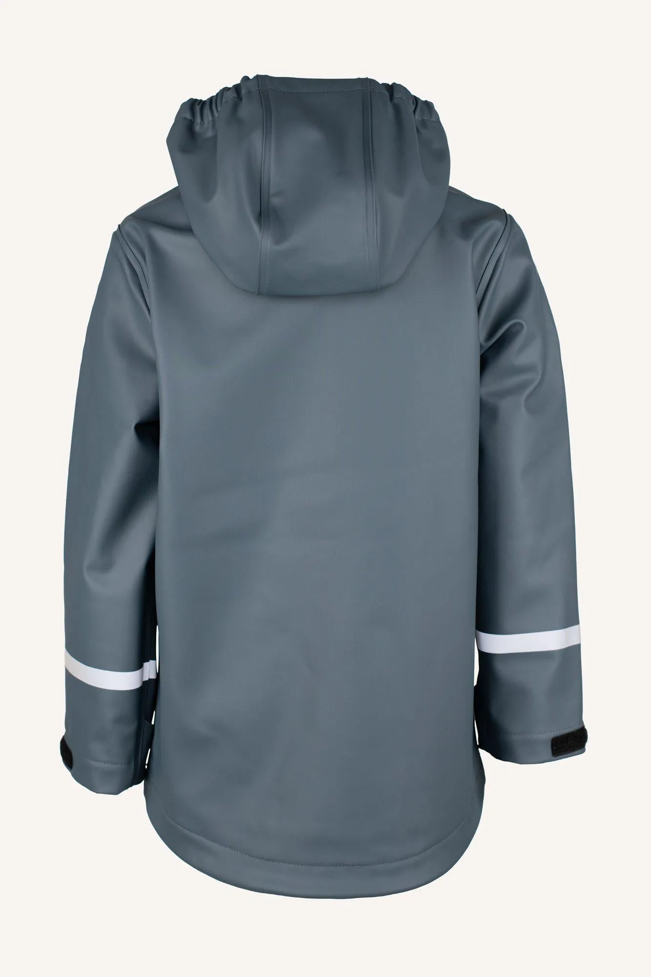 VESTBY RAIN JACKET, FLEECE - BLUE/GREY