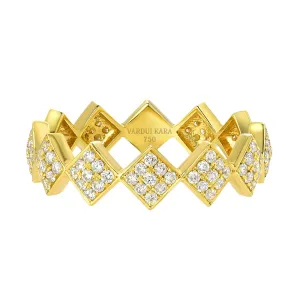 Victorious Diamond Tattoo Ring