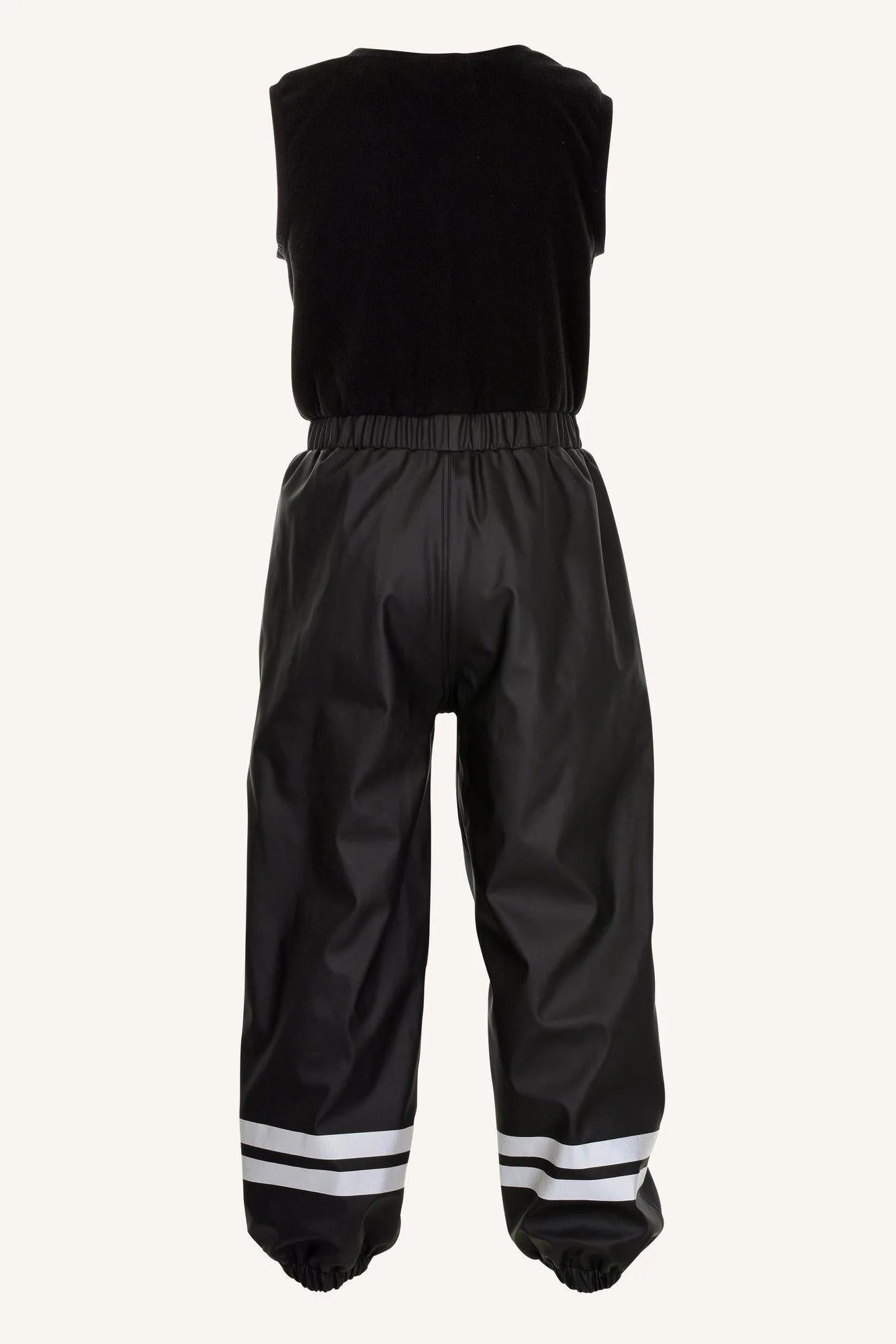 VIK RAIN PANTS, FLEECE - BLACK