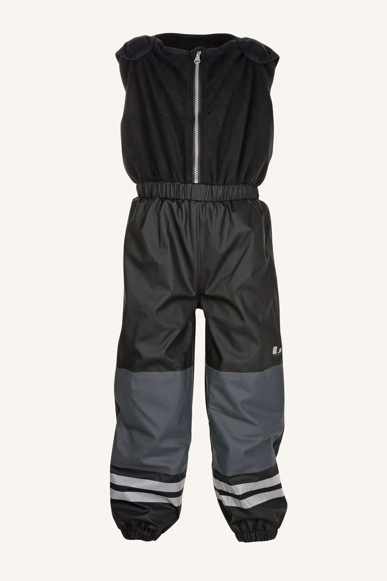 VIK RAIN PANTS, FLEECE - BLACK