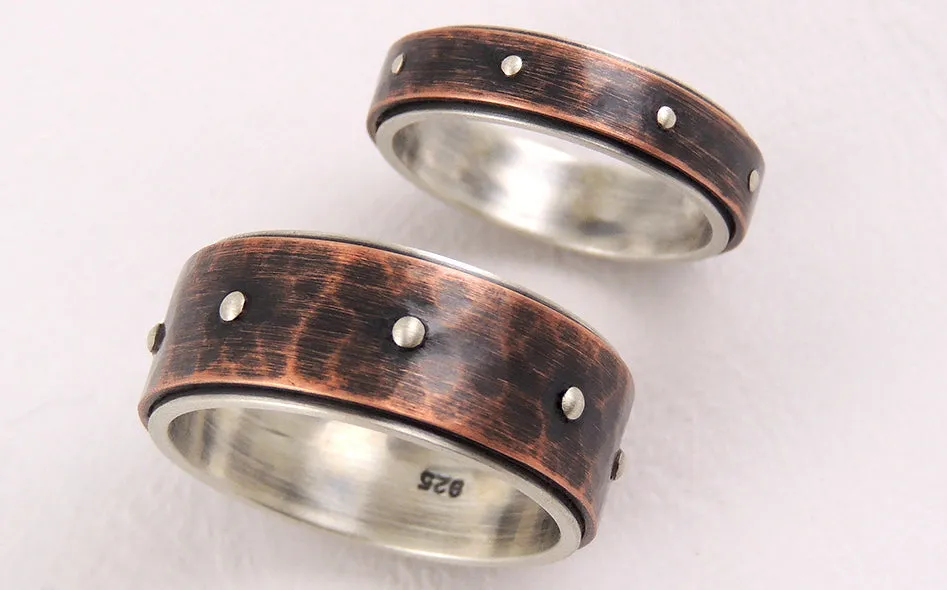 Wedding band set