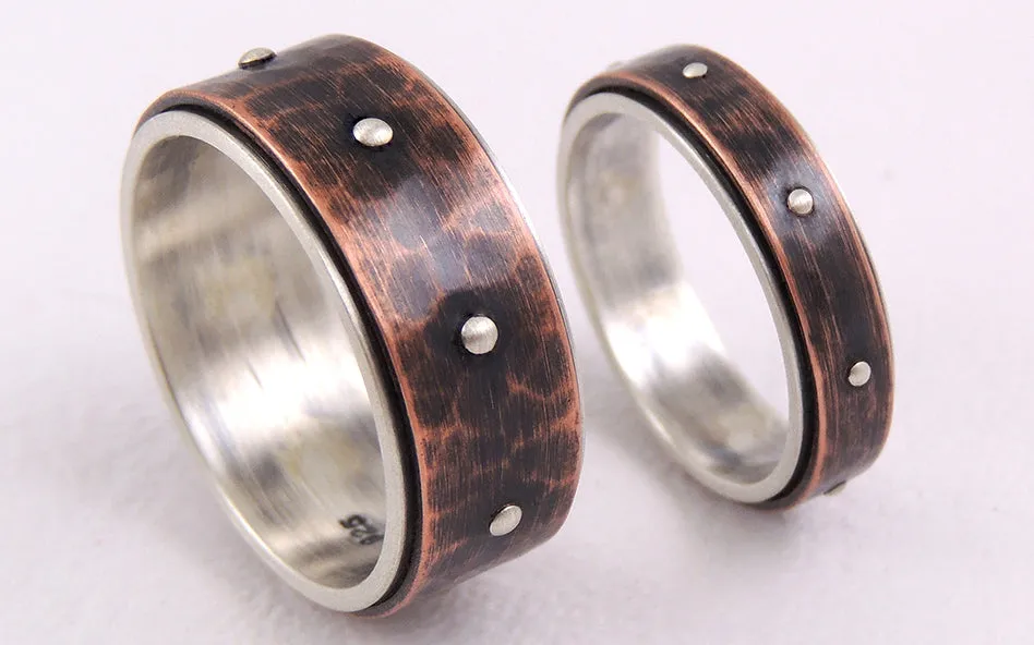 Wedding band set