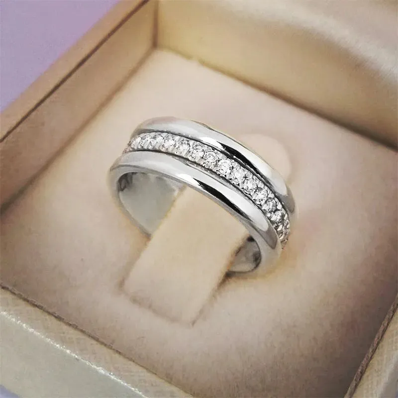 Women Micro Paved Zircon Rings