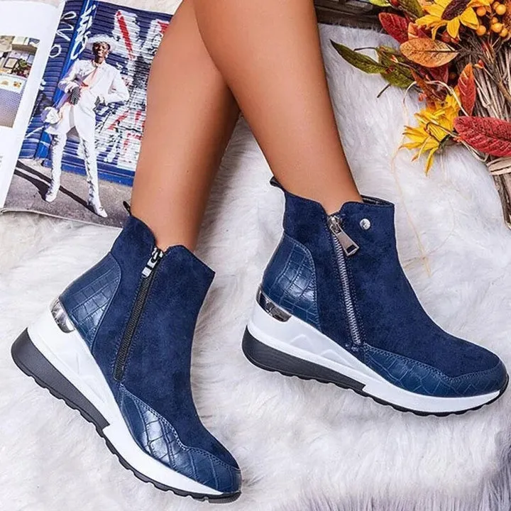 Women's waterproof ankle boots for comfort