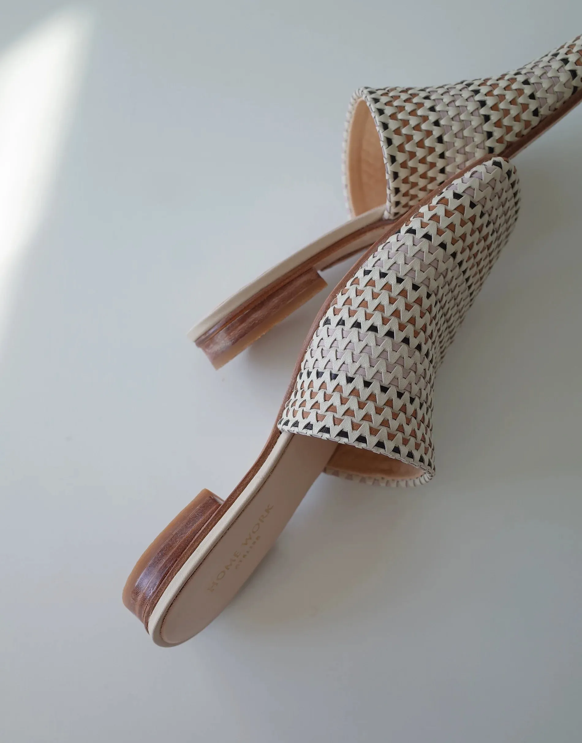 Woven Slip-On Sandals