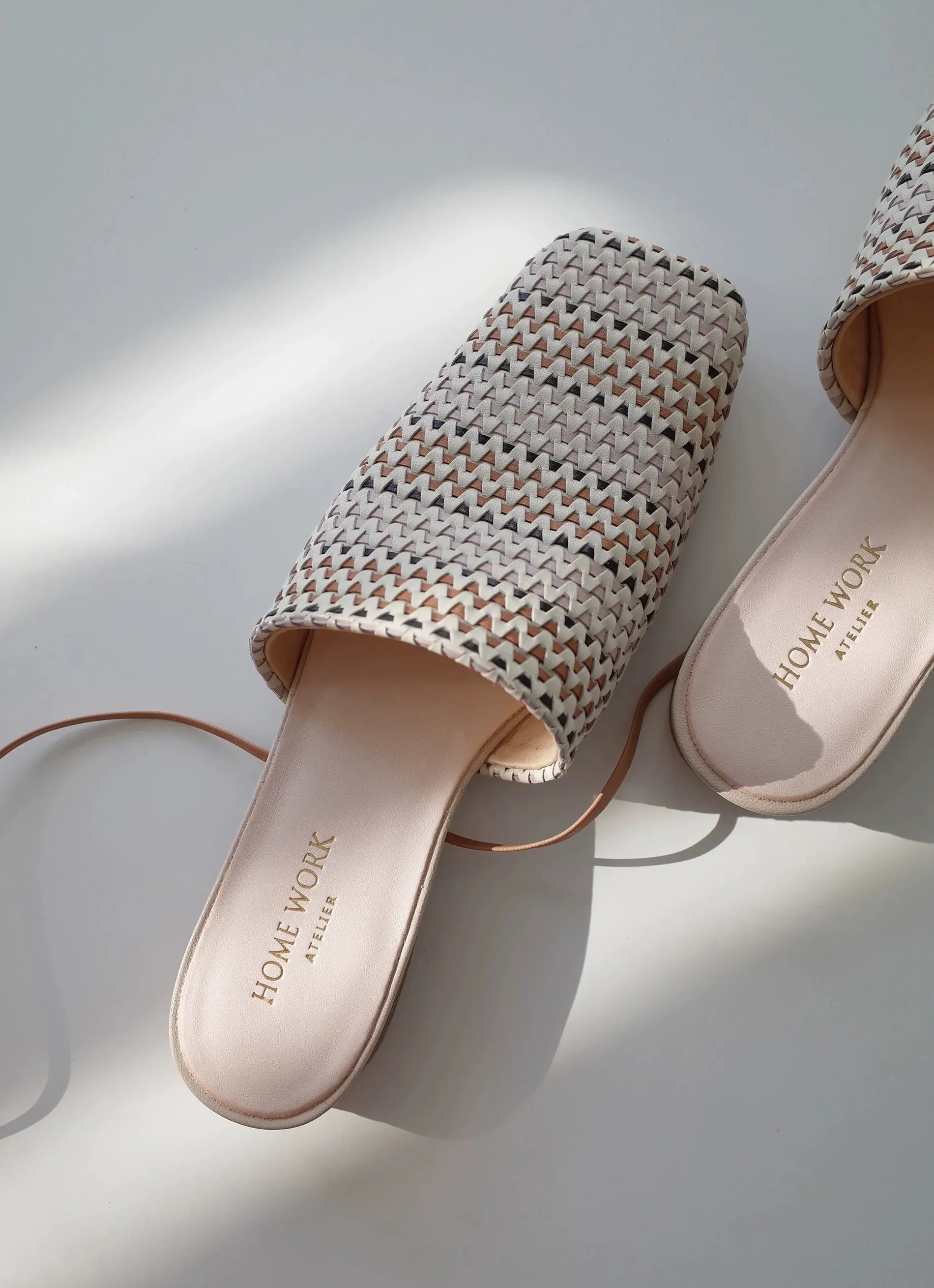 Woven Slip-On Sandals