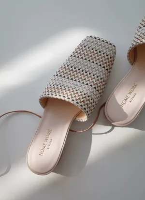 Woven Slip-On Sandals