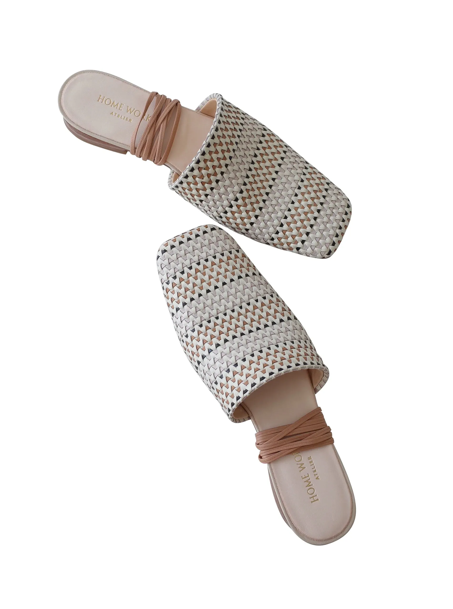 Woven Slip-On Sandals