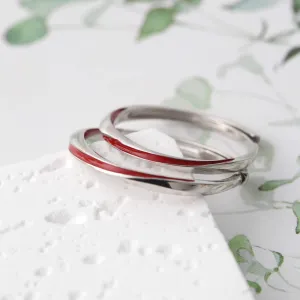 You Are My Fate Red String Matching Rings