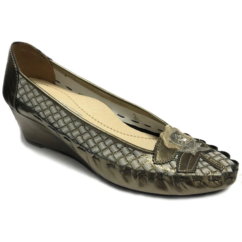 Zaccho Gabriella 206W Pewter Print Shoes