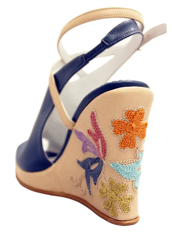 Zeyzani Blue Wedge Final Sale