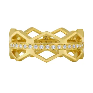Zig Zag Band Ring